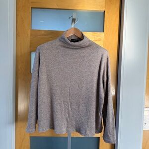 Gibson Heather Gray Turtleneck Sweater